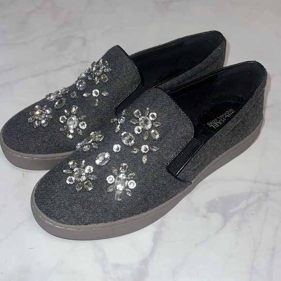 Michael Kors Rhinestone Slip On Shoes Size 7 - Picture 1 of 6
